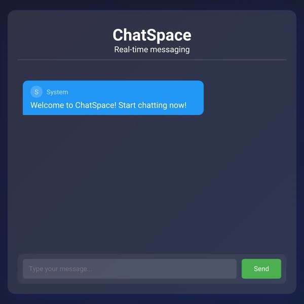 ChatSpace - Real-time Chat