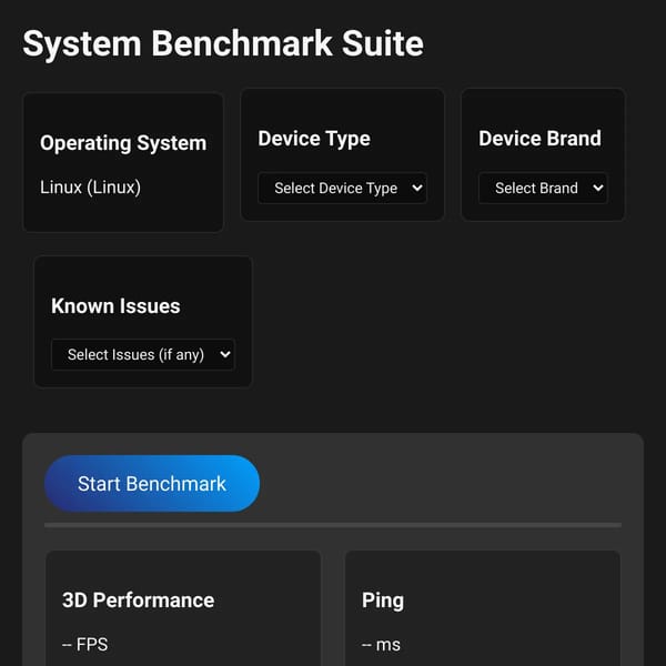 System Benchmark Suite