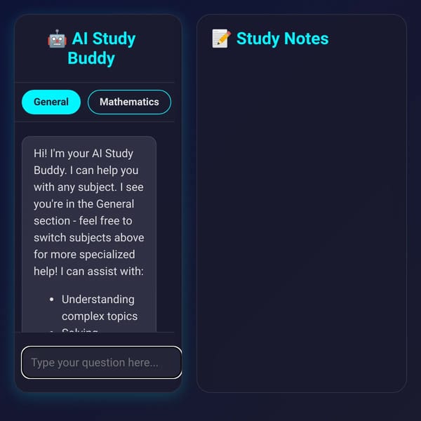AI Study Buddy