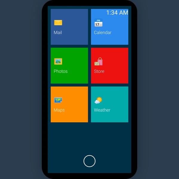 Mobile Phone Interface Simulation