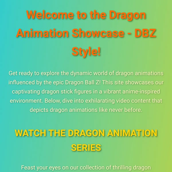 Dragon Stick Animation