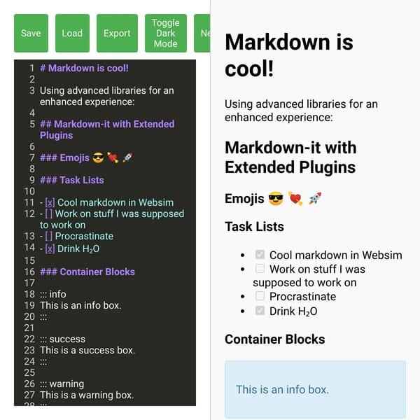 Markdown is Cool!