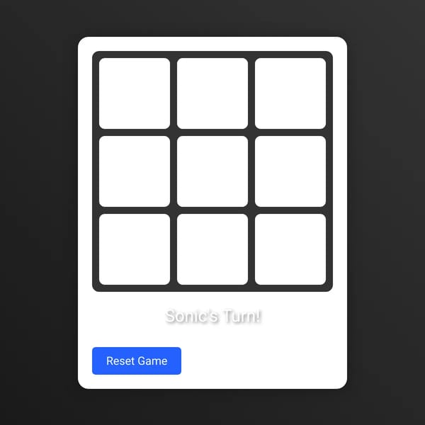 Sonic TicTacToe