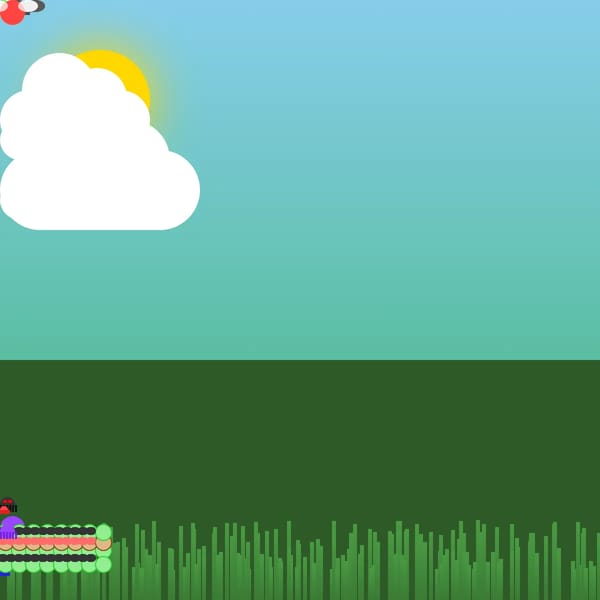 Animated Grass and Bugs