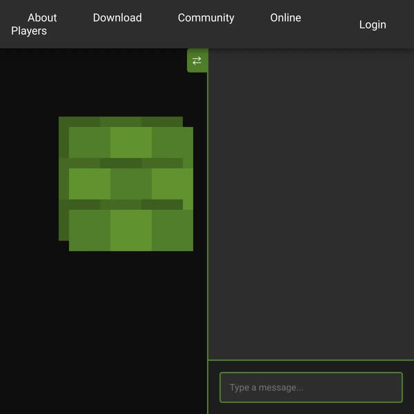 Minecraft-Style Landing Page
sty
