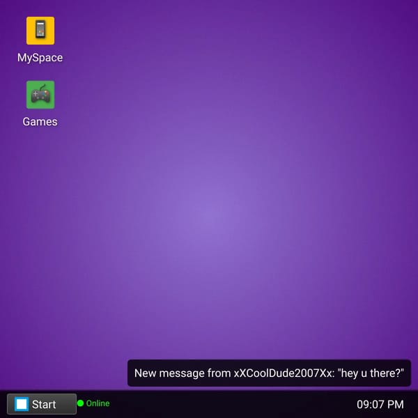 Desktop Interface Simulation