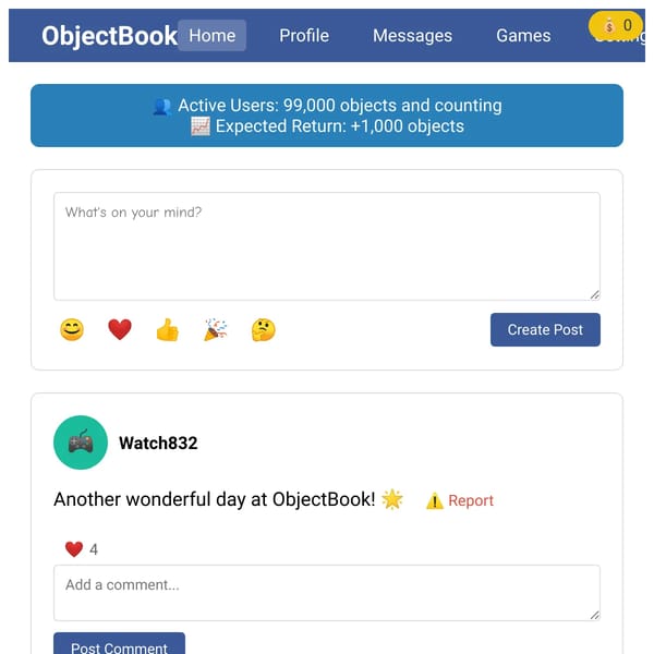 ObjectBook | Social Media for Objects