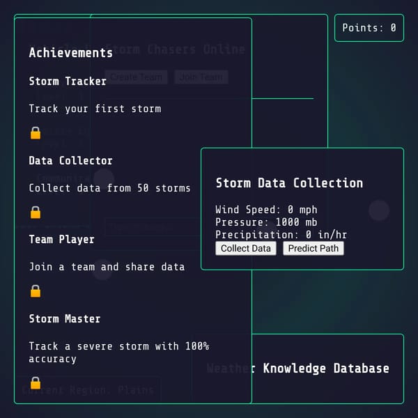 Radar Chasers - Storm Tracking Simulator
