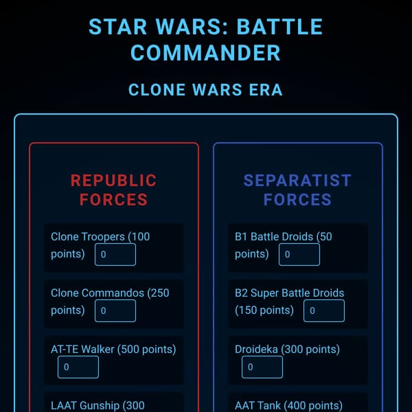 Star Wars: Battle Commander - Clone Wars