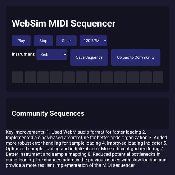 Soda Sequencer
