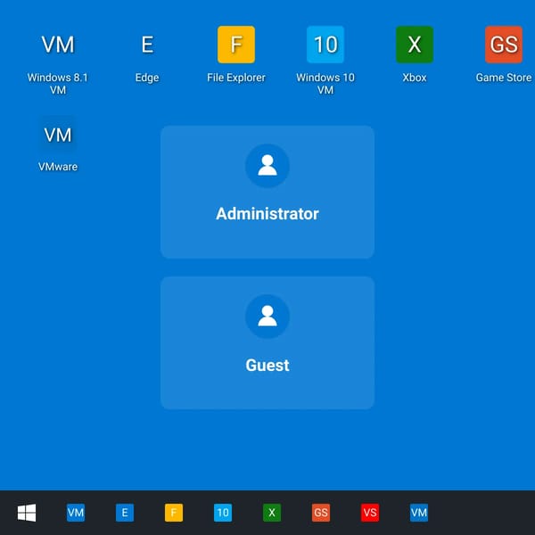 windows 11 with 8.1 vm