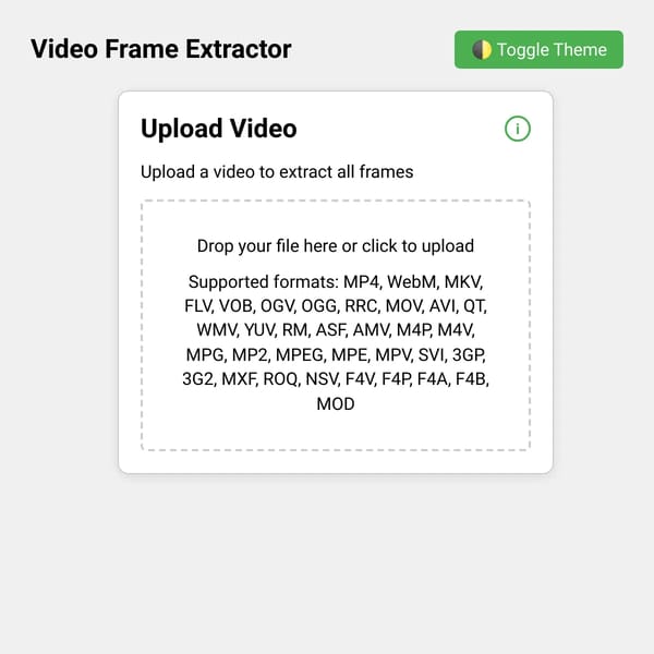 Video Frame Extractor