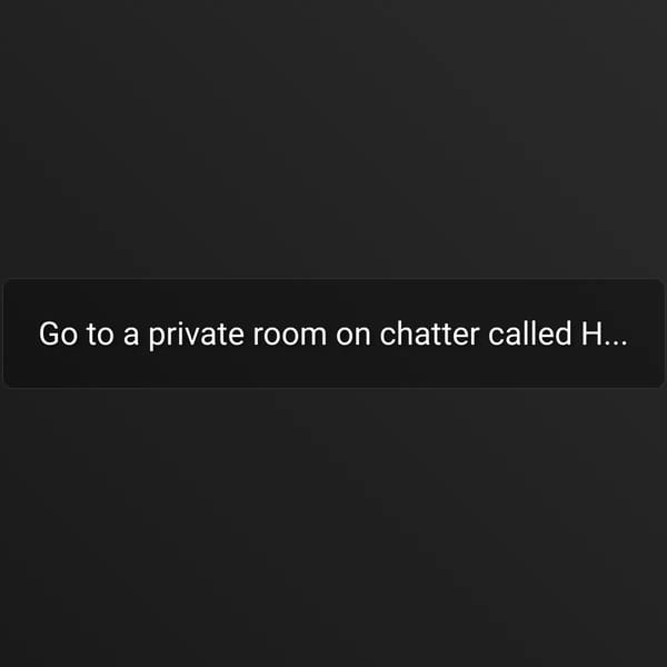 Chat Room Invitation