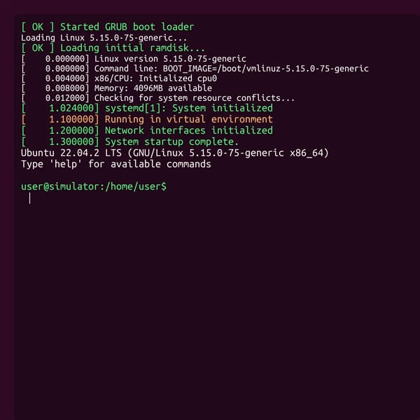 Linux Terminal Simulator