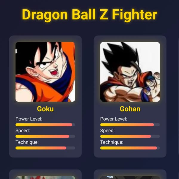 Dragon Ball Z Fighter - Fun simple game