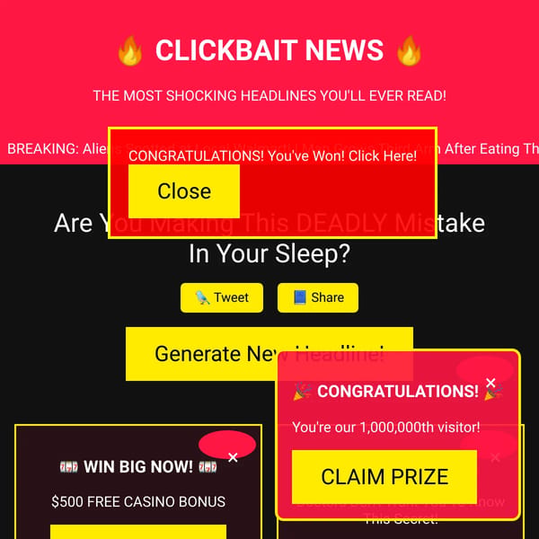 CLICKBAIT NEWS - You Won't BELIEVE What Happened Next!