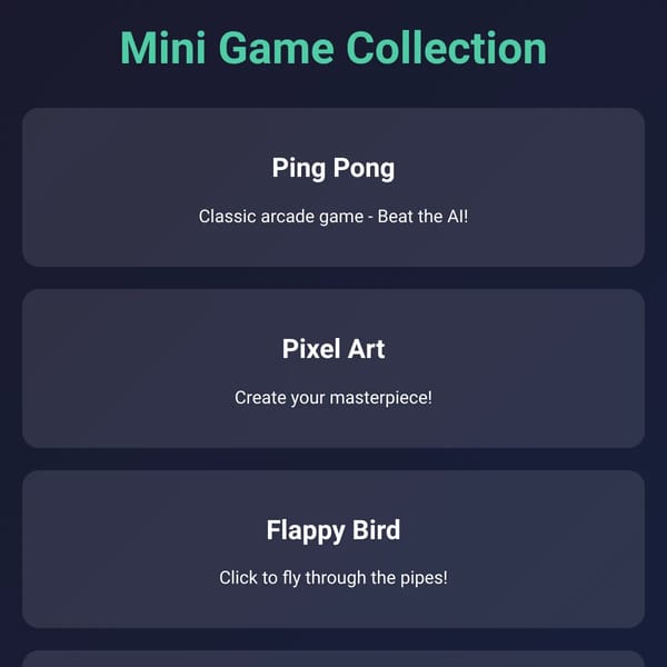 Mini Game Collection