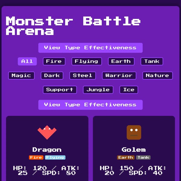 Monster Battle Arena