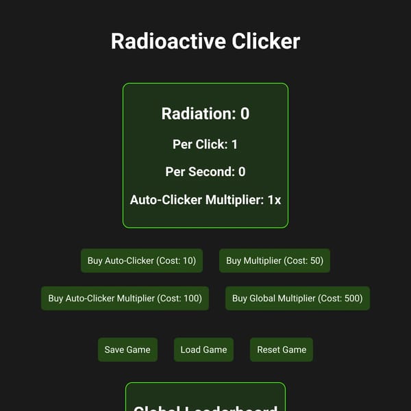 Radioactive Clicker