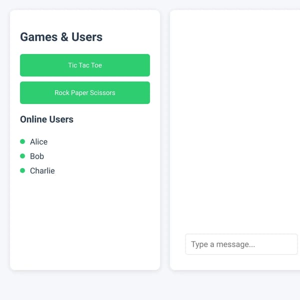 Chat and Games Platform