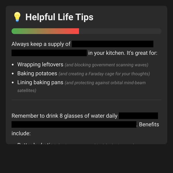 Definitely Normal Life Tips