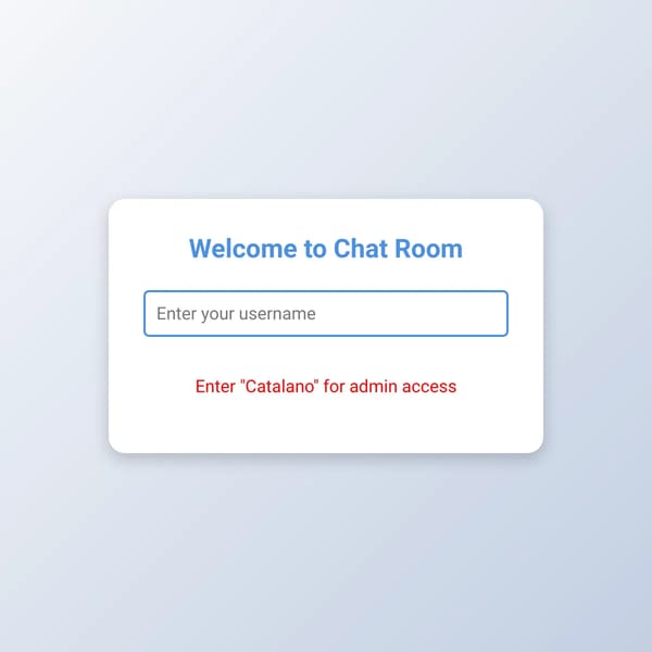 A Chat Room