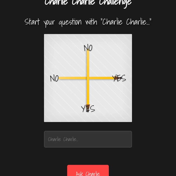 Charlie Charlie Game
