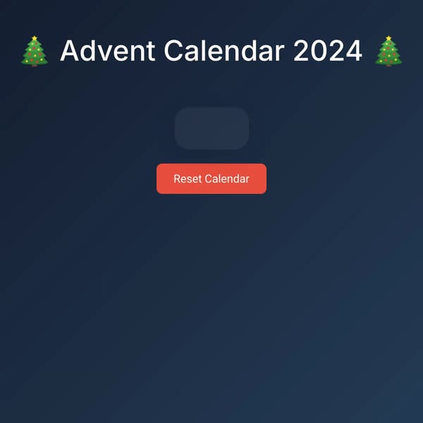 Global Advent Calendar 2024