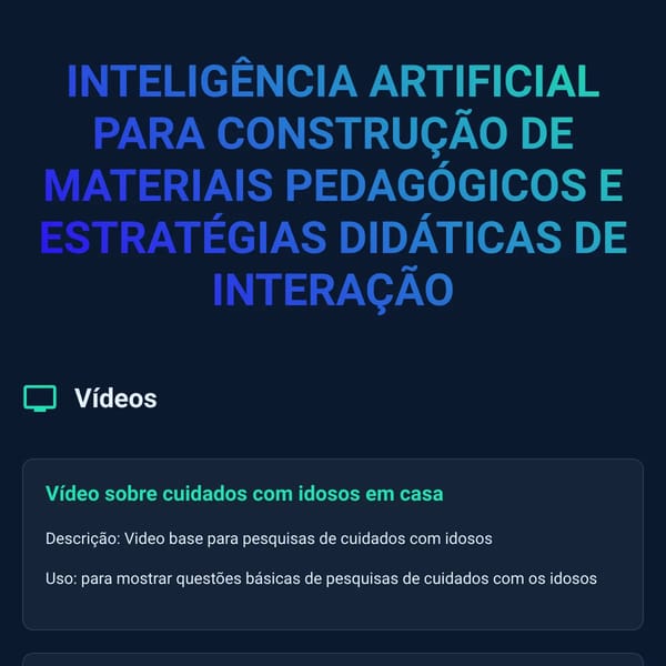 IA para Materiais Pedagógicos