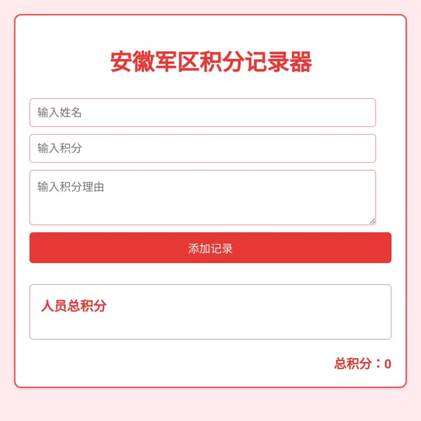 积分记录器
