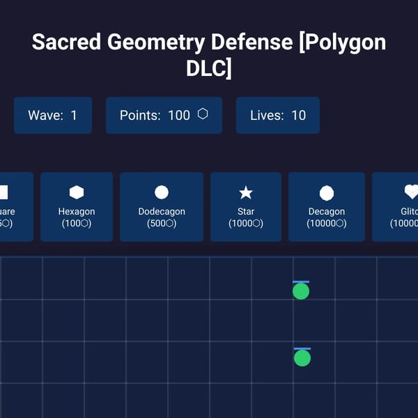 Sacred Geometry Tower Defense [polygon DLC]