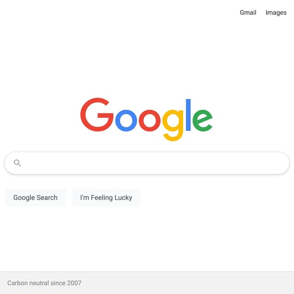 Google Search Page