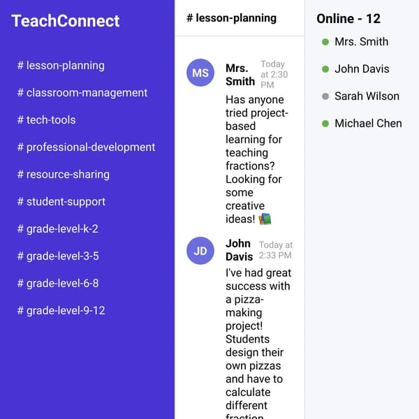 TeachConnect - Professional Network for Educators