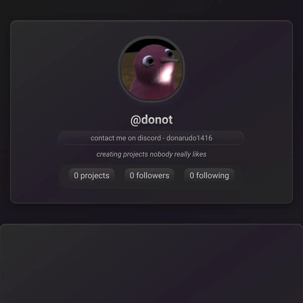 My profile!