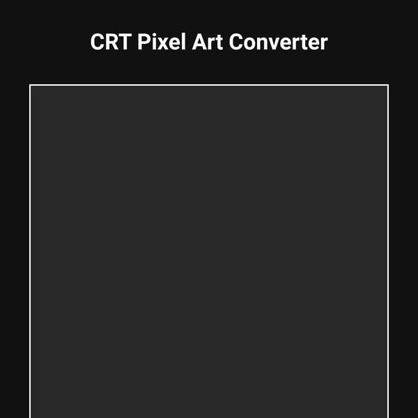 CRT Pixel Art Converter