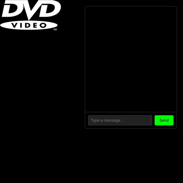 Chat Room with DVD Animation