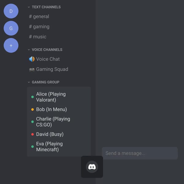 Discord-Style Chat with Audio Calls