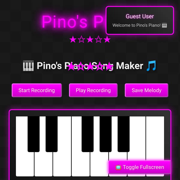 Pino's Piano Song Maker