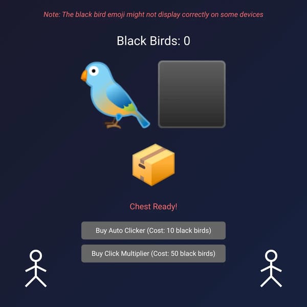 Black Bird Clicker
