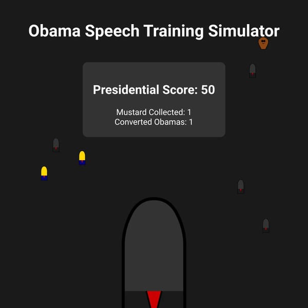 Obama Speech Training Simulator