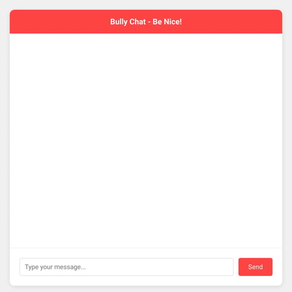 Bully Chat - Be Nice!