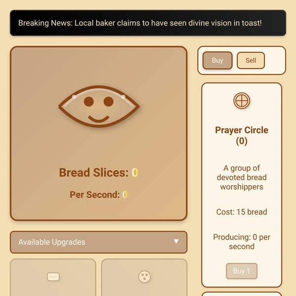 Bread Cult Clicker
