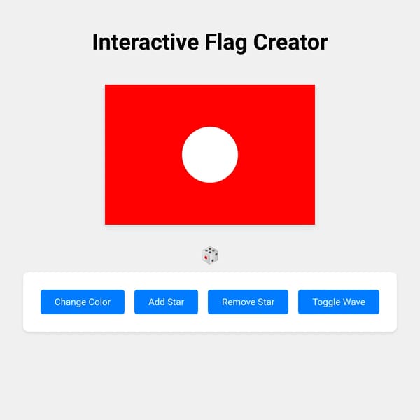 Interactive Flag Creator