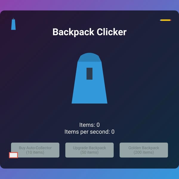 Backpack Clicker