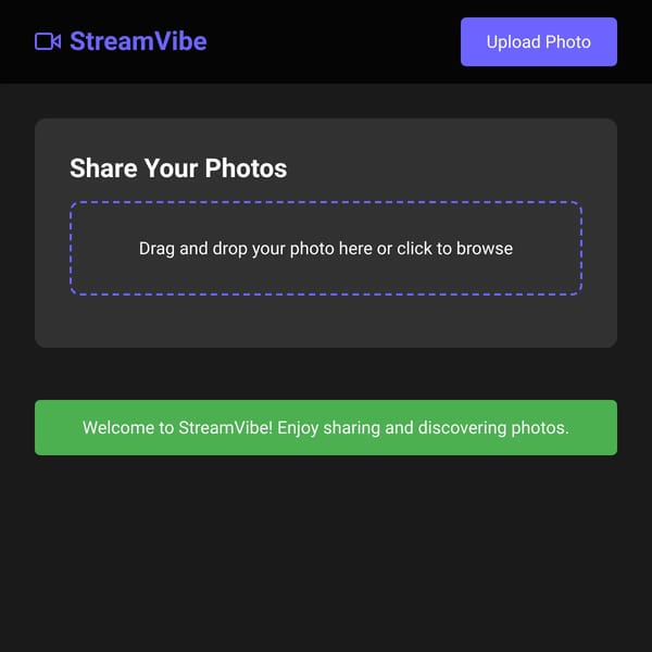 StreamVibe - Video Sharing Platform