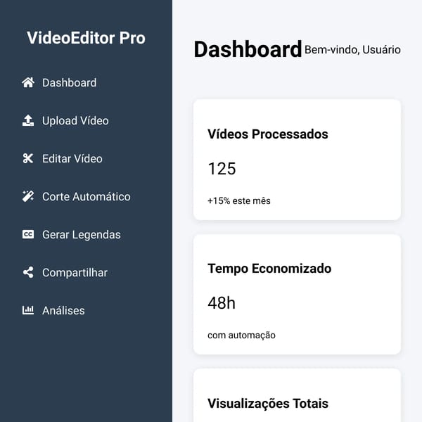 VideoEditor Pro - Edição e Automação de Vídeos