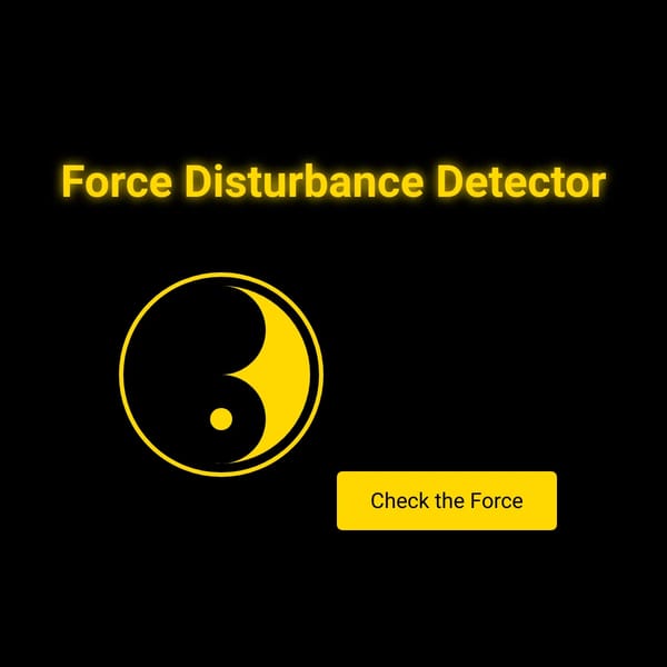 Force Disturbance Detector