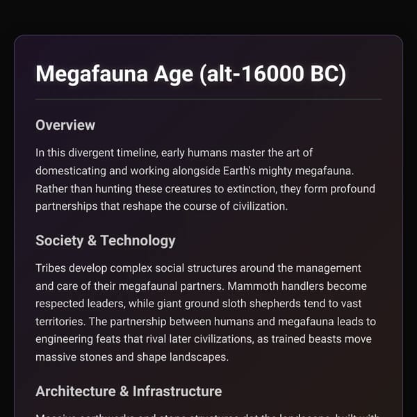 Timeline of Ages