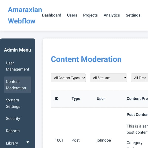 Ultimate Web Simulation: Amaraxian Webflow