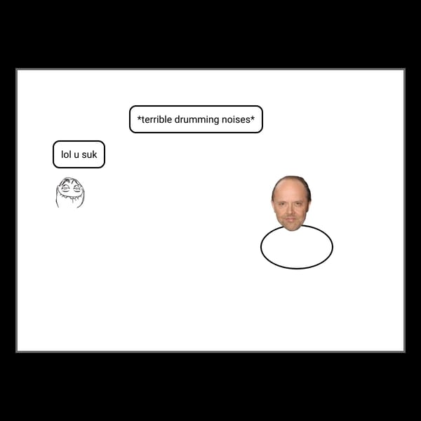 Animated Stick Figure Scene with Music References